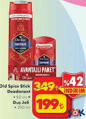 OLD SPİCE STİCK DEODORANT 50 ML + DUŞ JELİ 250 ML